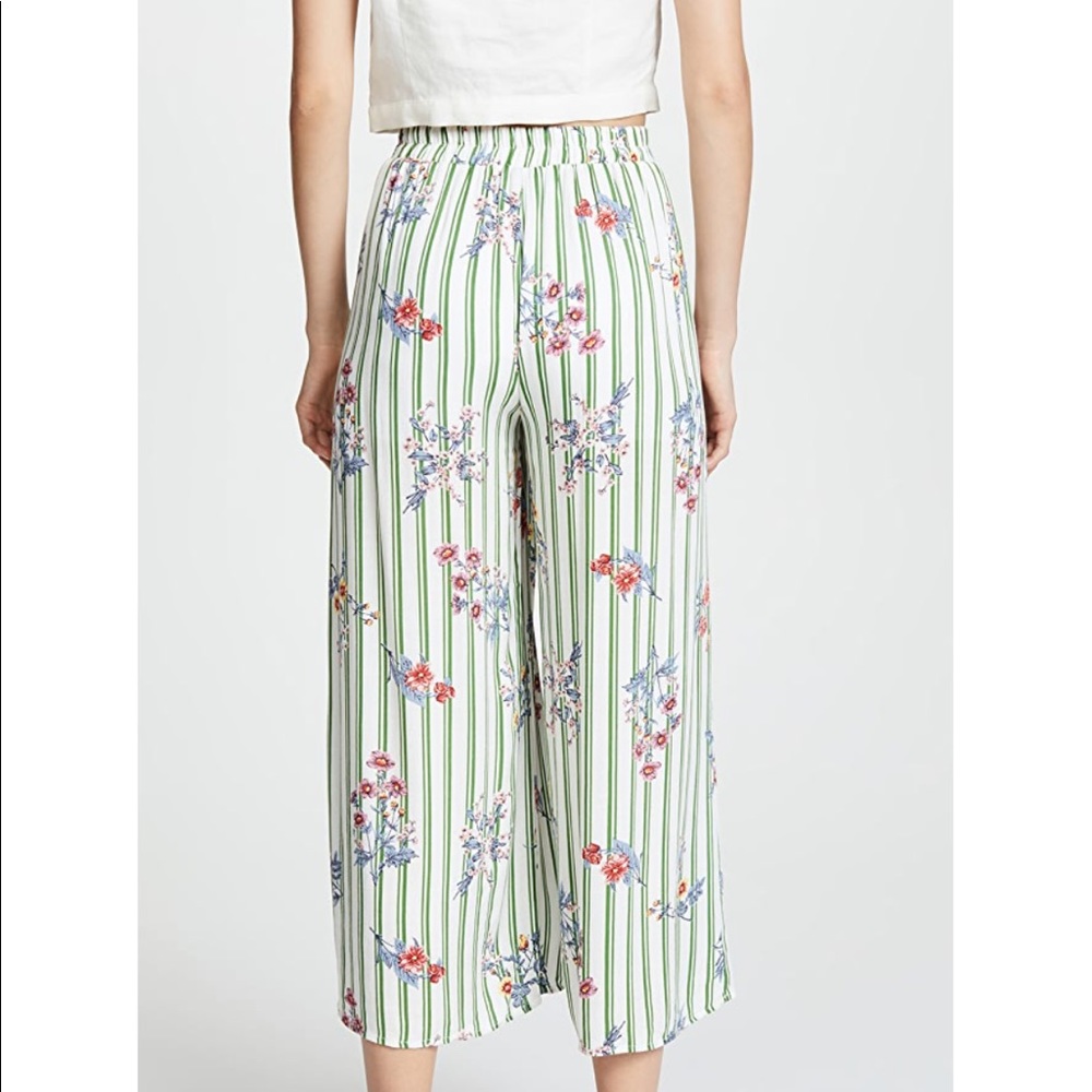 Boho green pattern pants 💐☀️💚 - Picture 3 of 11